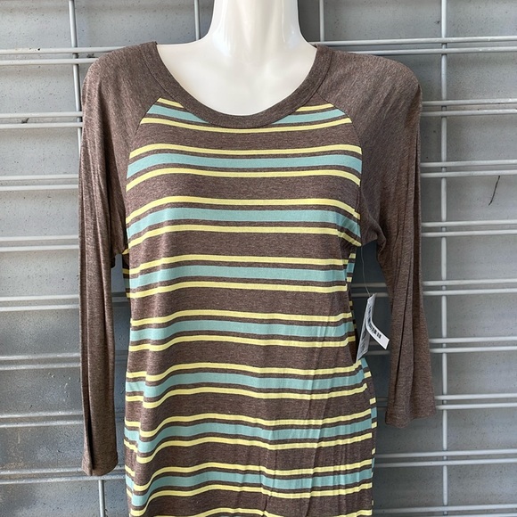LLR - Striped Printed Randy Top-#0287 - Picture 3 of 12